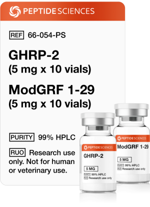 ghrp-2 5mg x 10 vials modgrf 1-29 5mg x 10 vials