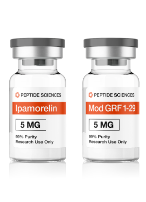 Ipamorelin (5mg x 5) & Mod GRF 1-29 (CJC-1295 no DAC) (5mg x 5)