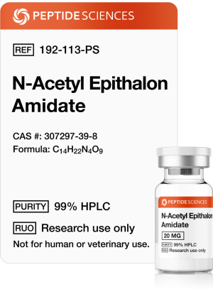n-acetyl epithalon amidate peptide