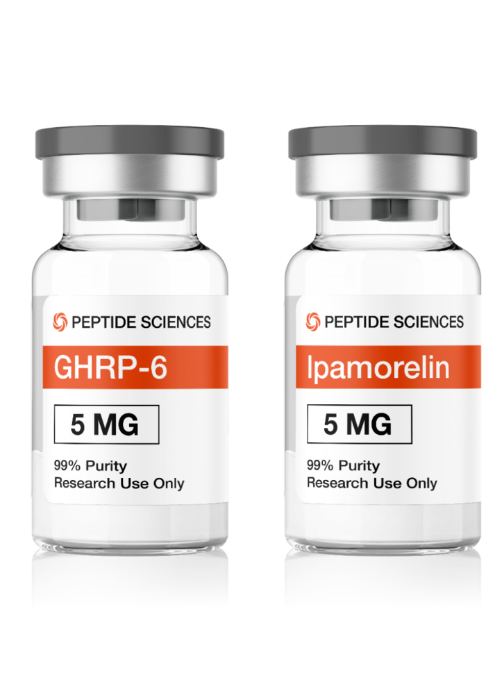 GHRP-6 (5mg x 5) and  Ipamorelin (5mg x 5)