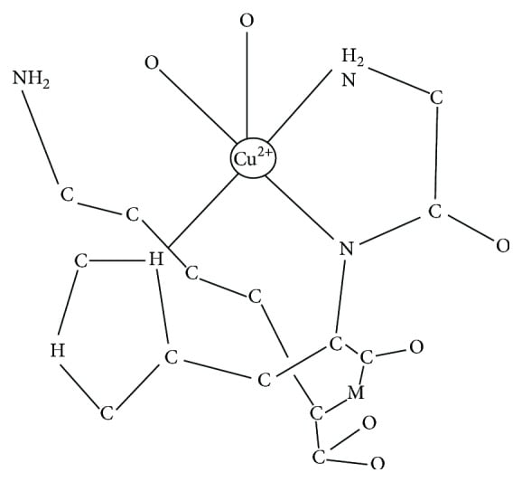 GHK-Cu complexed with copper